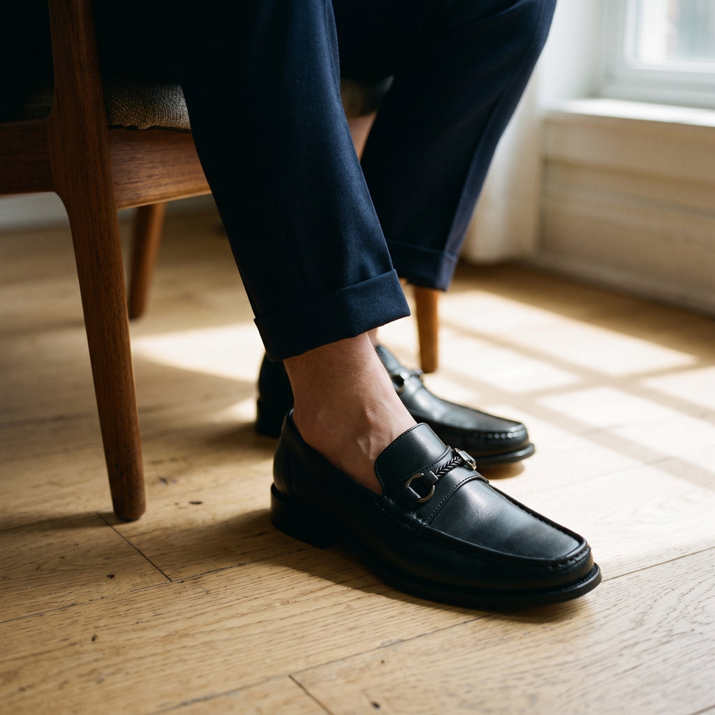 Loafer 1203 Herraje Negro